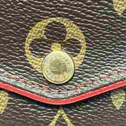 Louis Vuitton Monogram Portefeuille Sarah Retiro M61184 Long Wallet for Women