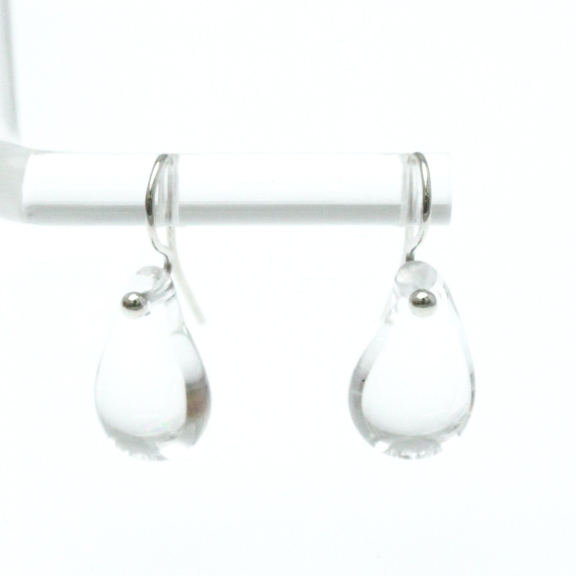 Tiffany Teardrop Crystal Earrings Crystal Platinum Drop Earrings Silver