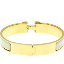 Hermes Click Clack H Bangle Beige,Gold Gold Plated