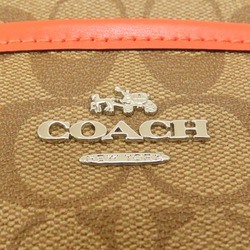 Coach F58297 Long Shoulder Signature Bag PVC/Leather Women's COACH