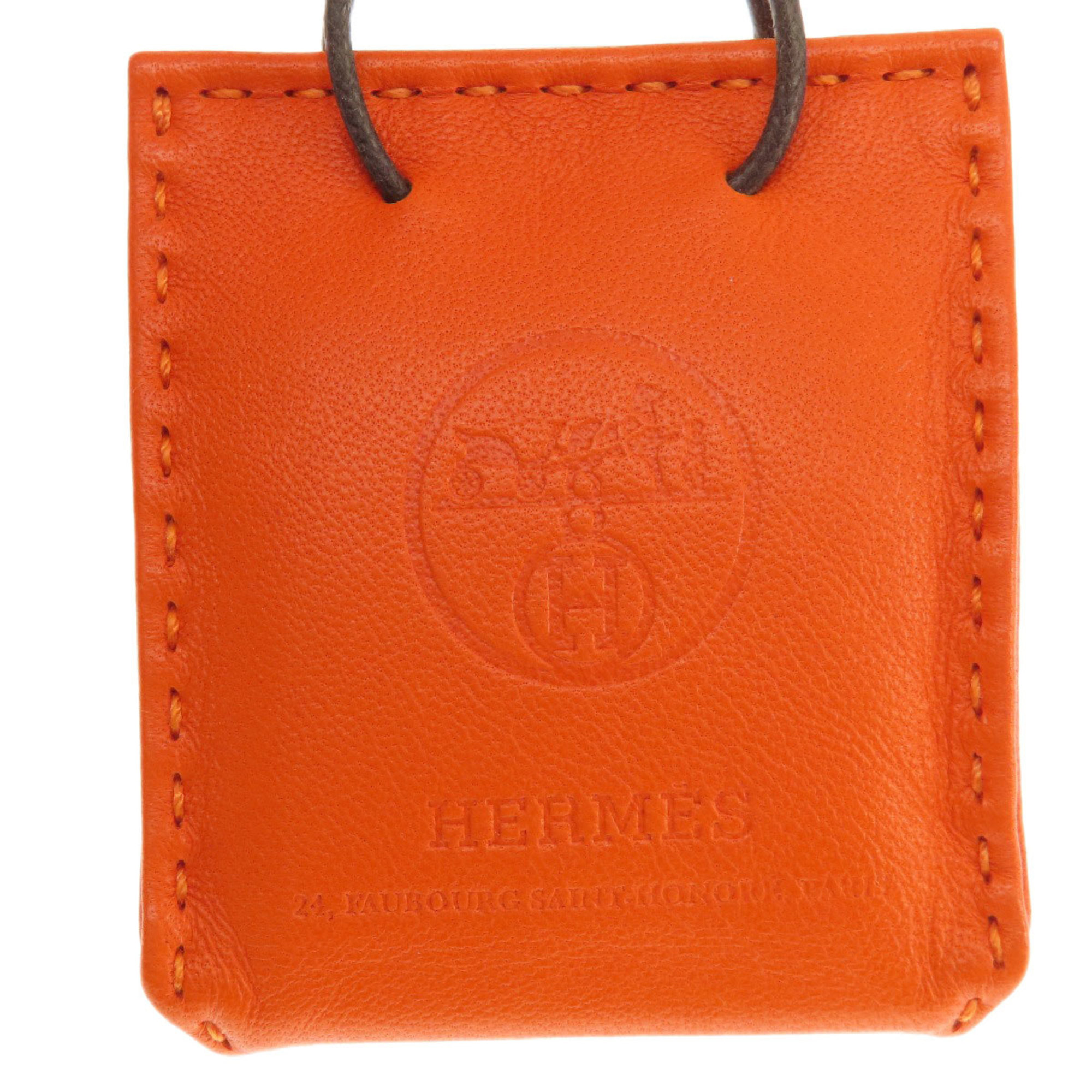 Hermes Sac Orange Fou Keychain Anieu Milo Women's HERMES