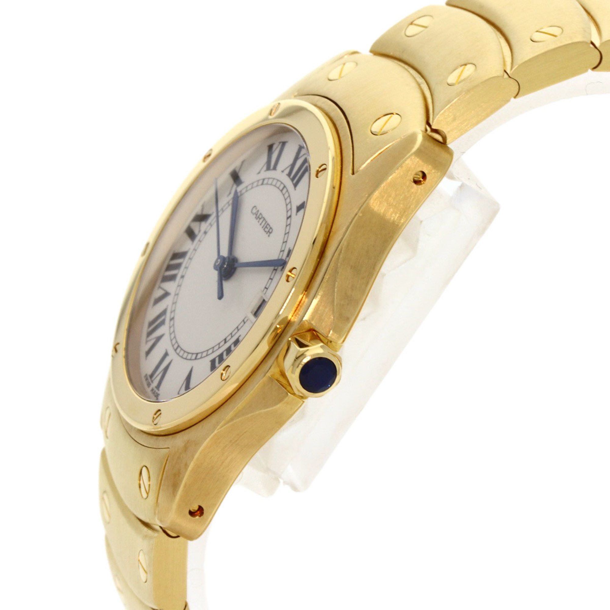 Cartier Santos Cougar Watch, K18 Yellow Gold, K18YG, Boys