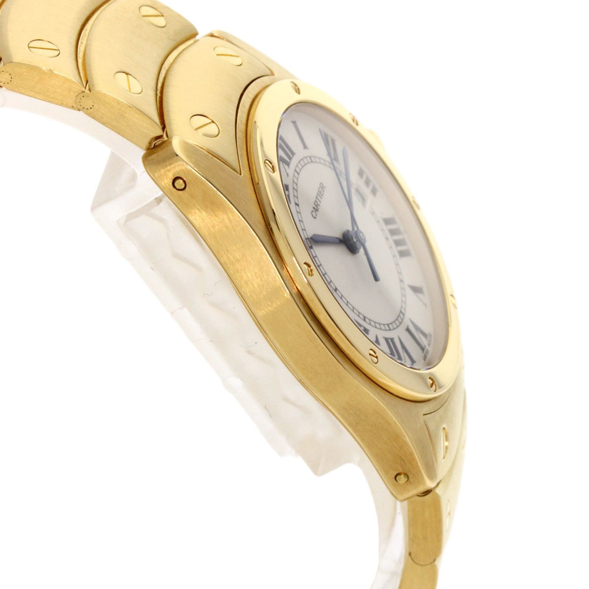 Cartier Santos Cougar Watch, K18 Yellow Gold, K18YG, Boys