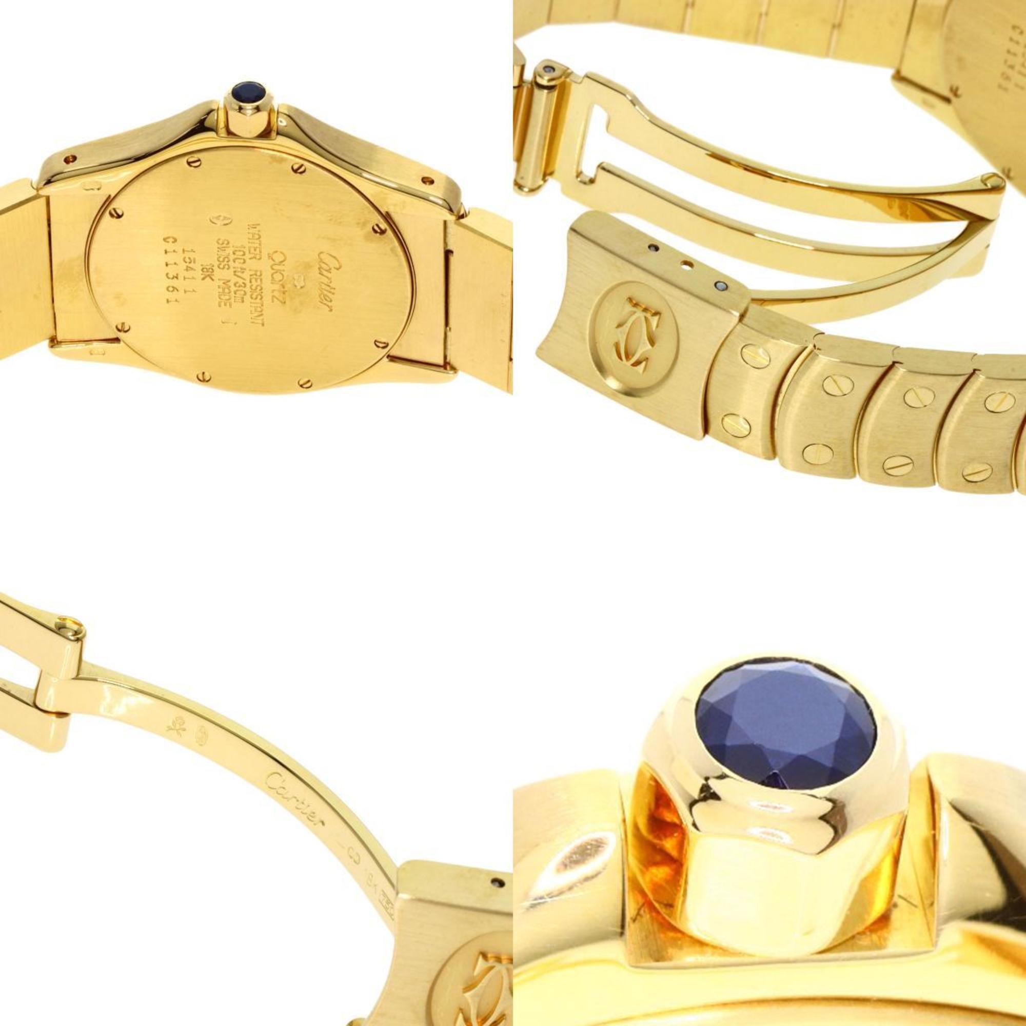 Cartier Santos Cougar Watch, K18 Yellow Gold, K18YG, Boys