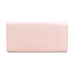 Salvatore Ferragamo Long Wallet Gancini Leather Pink Women's h30421a