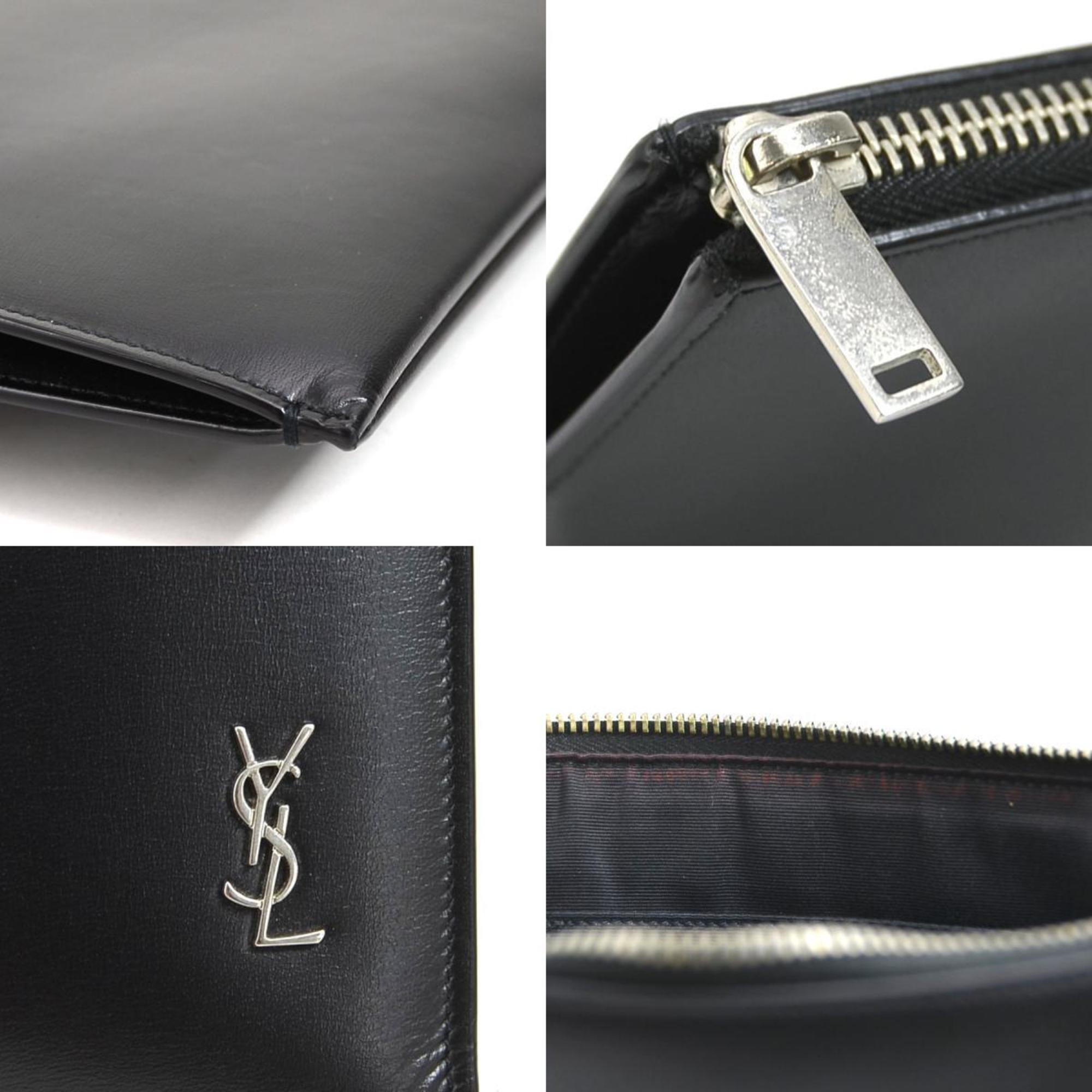 Saint Laurent SAINT LAURENT clutch bag black men's women's 607779 h30412k