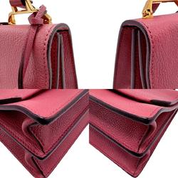 Miu Miu Miu shoulder bag leather pink ladies z1975