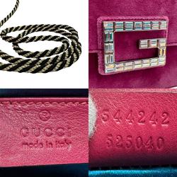 GUCCI Shoulder Bag Velvet Pink Women's 544242 n0154