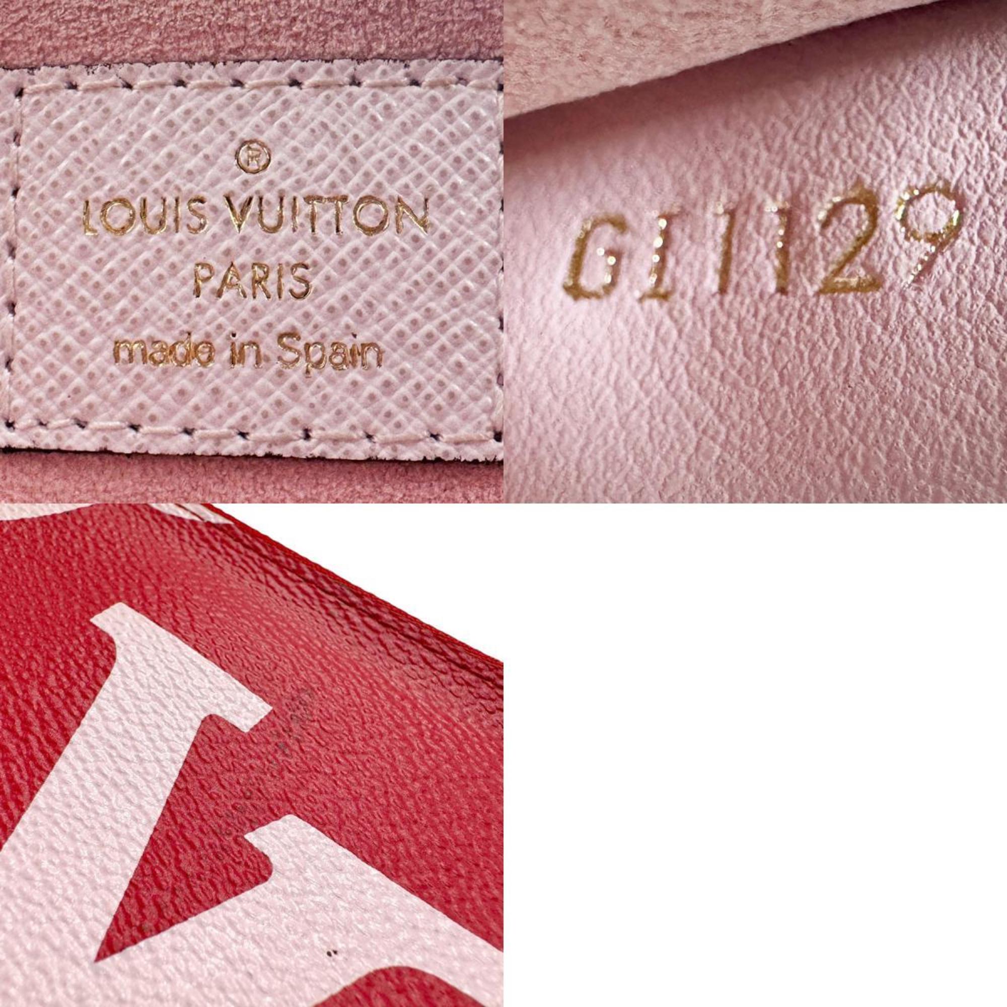 Louis Vuitton LOUIS VUITTON Shoulder Bag Monogram Giant Pochette Double Zip Rouge Women's M67561 z2018