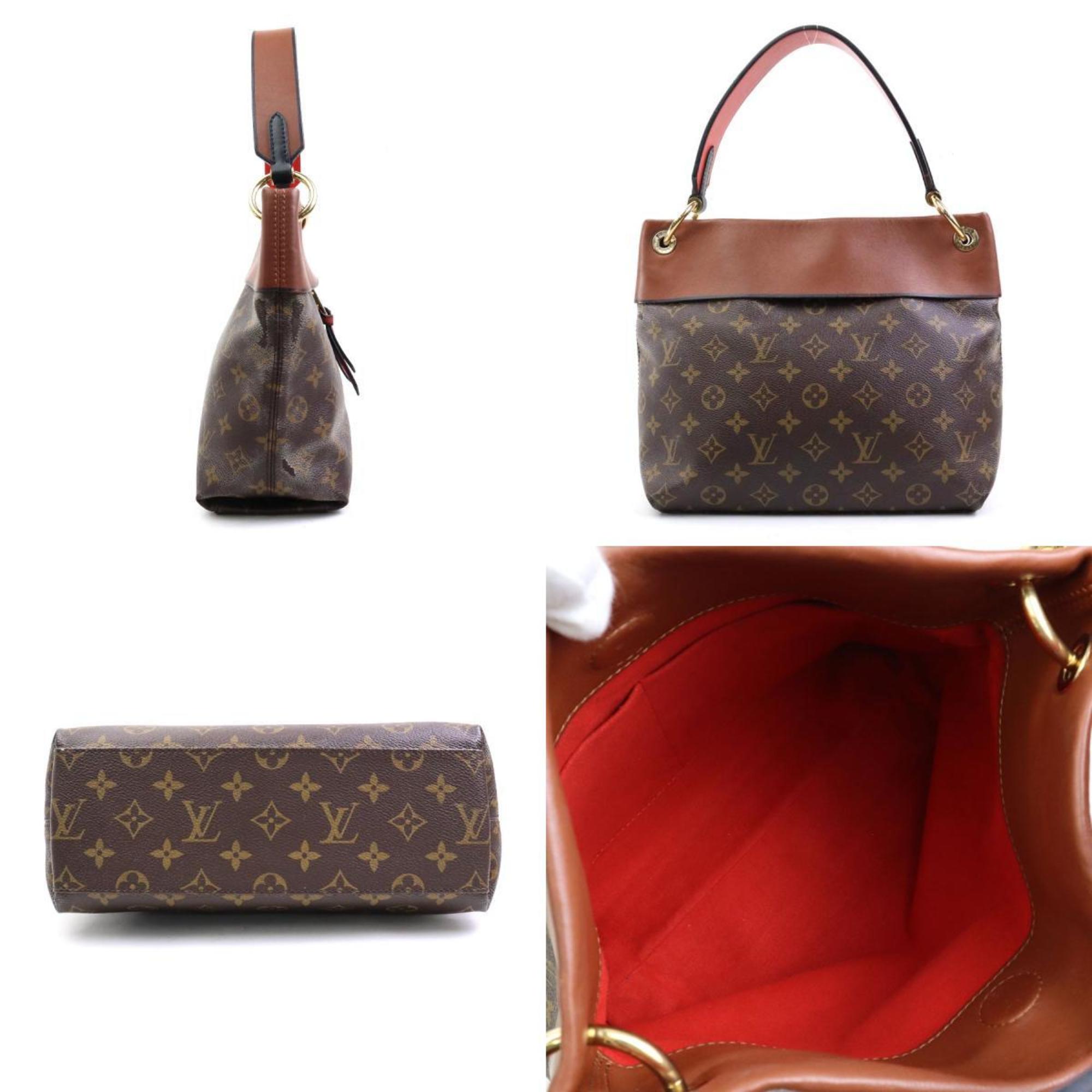 Louis Vuitton LOUIS VUITTON Shoulder Bag Handbag Monogram Tuileries Besace Canvas Brown Women's M43157 a0425