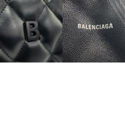 BALENCIAGA Shoulder Bag Camera Leather Black Women's 600325 z1945