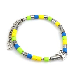 Louis Vuitton LOUIS VUITTON Bracelet LV Sunrise Metal Resin Silver x Multicolor Men's Women's M00653 h30439g