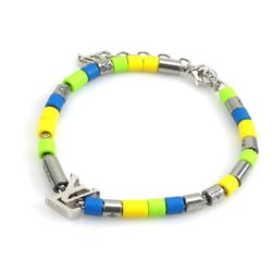 Louis Vuitton LOUIS VUITTON Bracelet LV Sunrise Metal Resin Silver x Multicolor Men's Women's M00653 h30439g