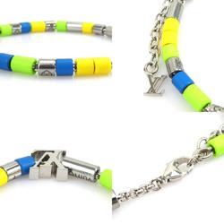 Louis Vuitton LOUIS VUITTON Bracelet LV Sunrise Metal Resin Silver x Multicolor Men's Women's M00653 h30439g