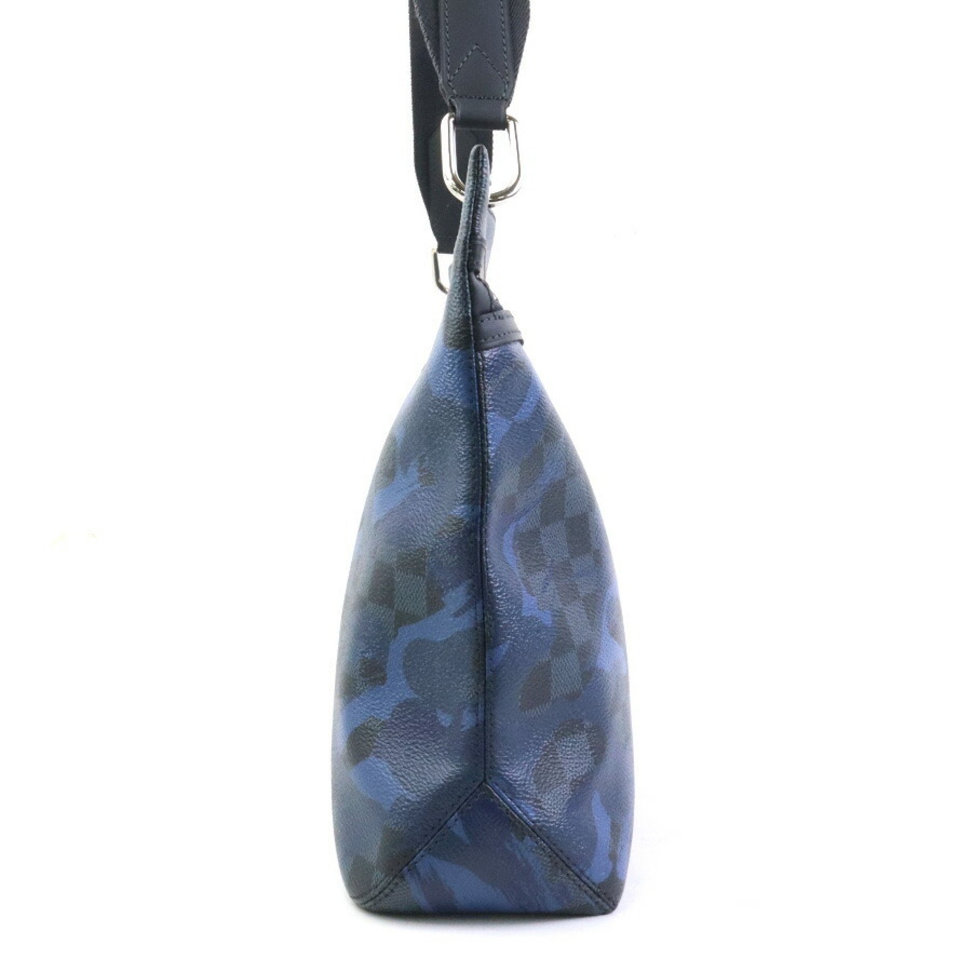 Louis Vuitton LOUIS VUITTON Shoulder Bag Damier Cobalt Camouflage Hunter Blue Men's N41653 99941g