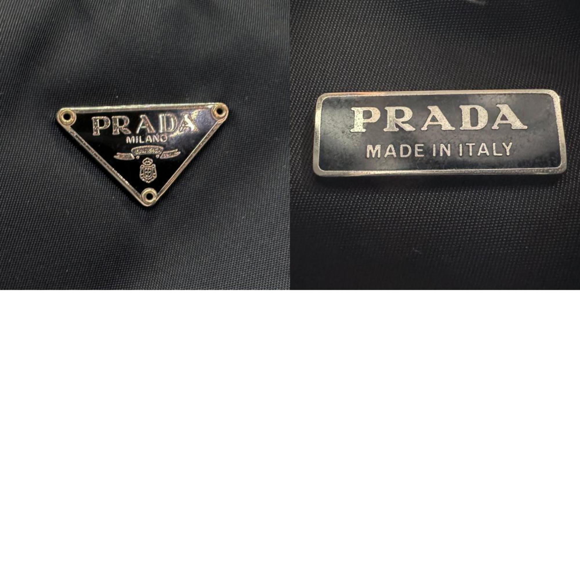 PRADA handbag nylon black ladies z2002