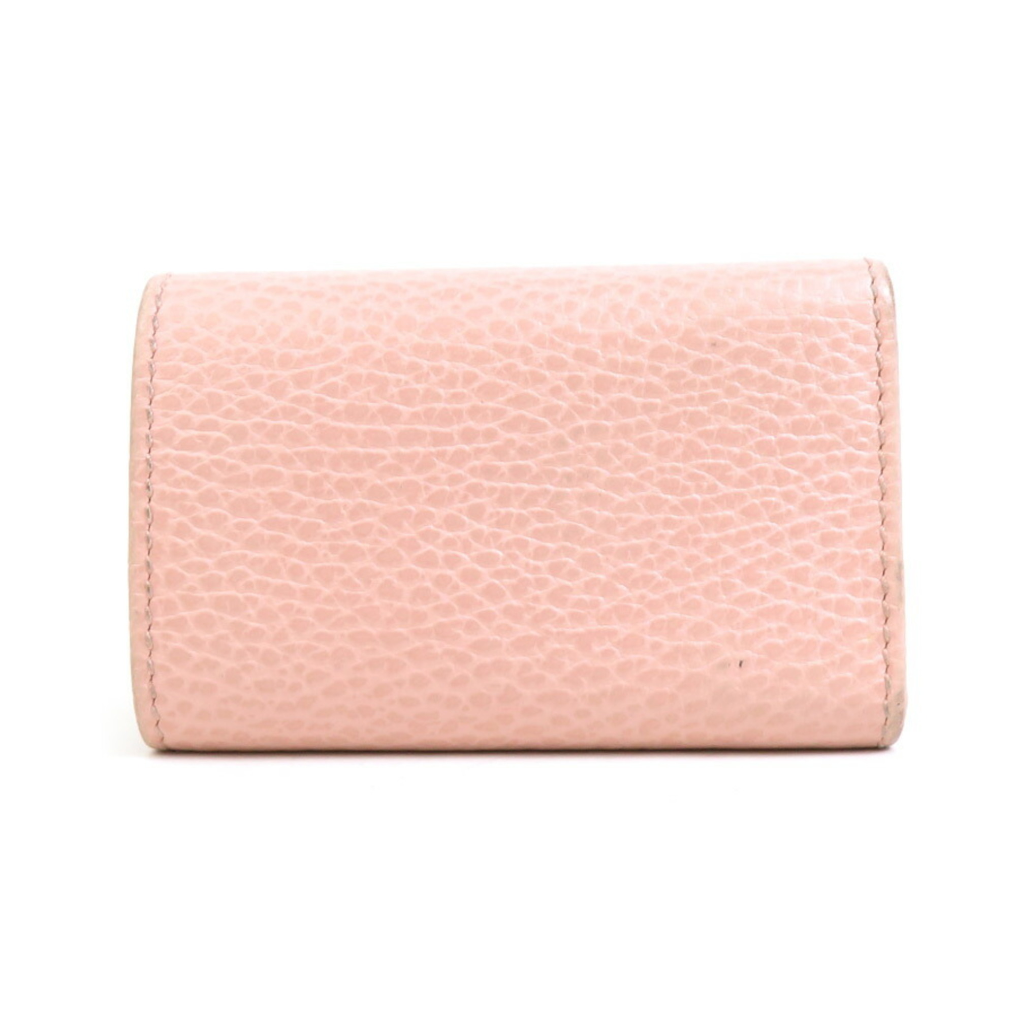 GUCCI GG Marmont Leather Key Case Pink Women's 456118 h30425j