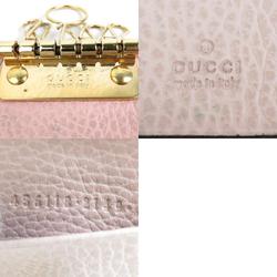 GUCCI GG Marmont Leather Key Case Pink Women's 456118 h30425j