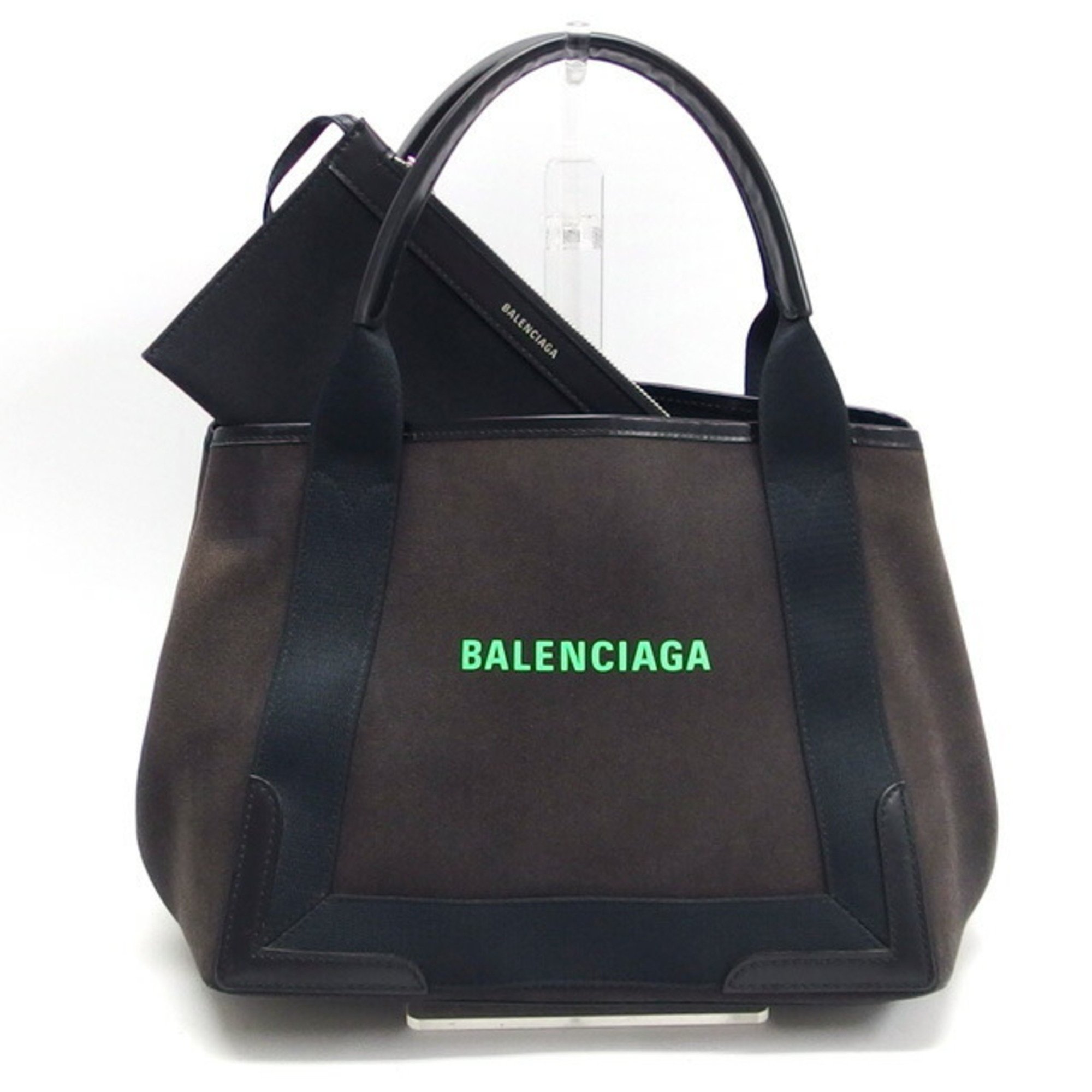 Balenciaga Navy Cabas S Tote Bag Black