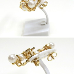 Louis Vuitton Glam Swing Faux Pearl Earrings Gold