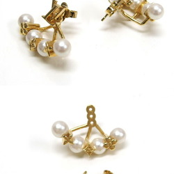 Louis Vuitton Glam Swing Faux Pearl Earrings Gold