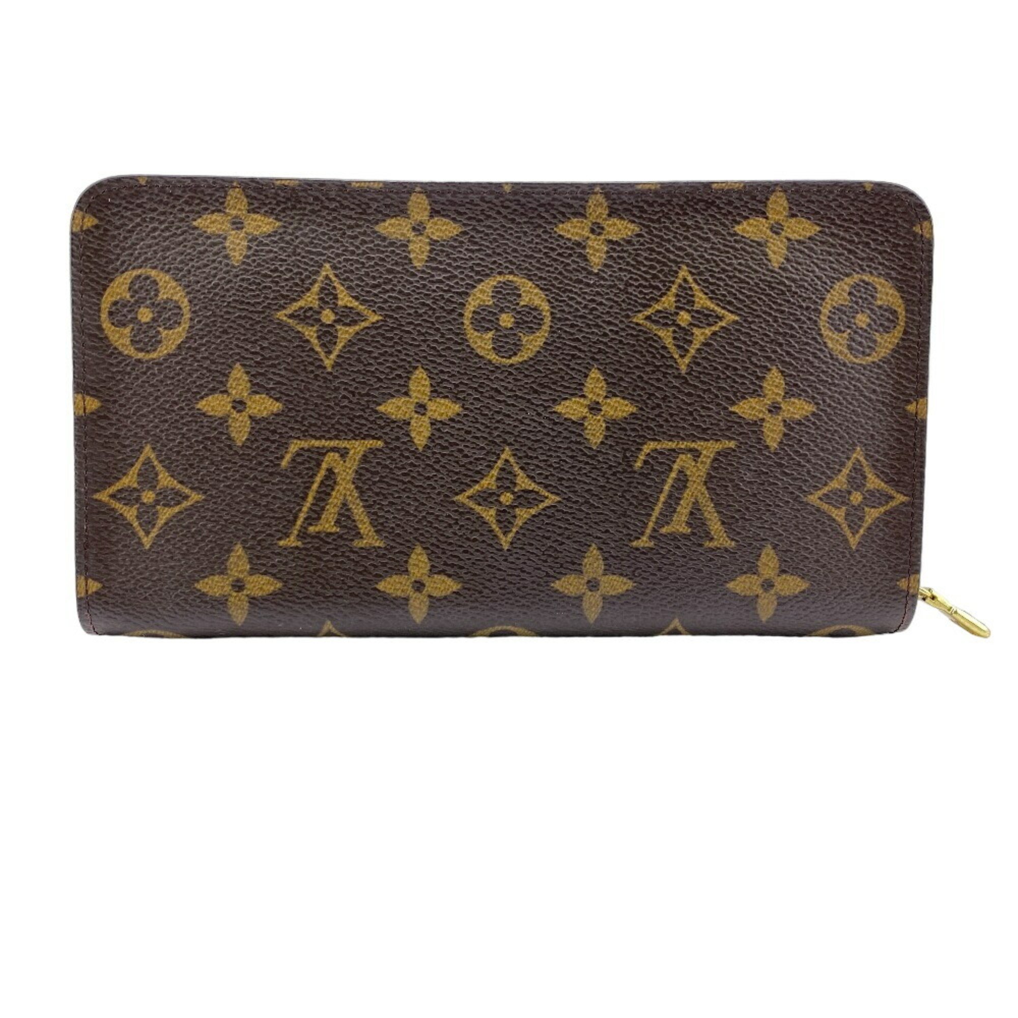 LOUIS VUITTON M61727 Porto Monogram Round Wallet Brown Unisex