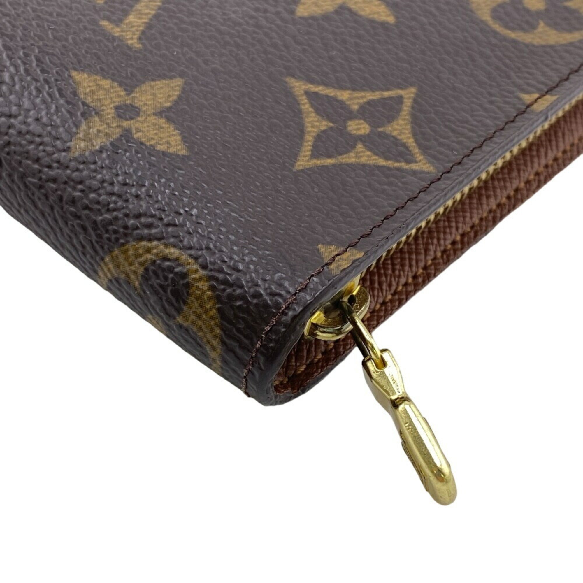 LOUIS VUITTON M61727 Porto Monogram Round Wallet Brown Unisex