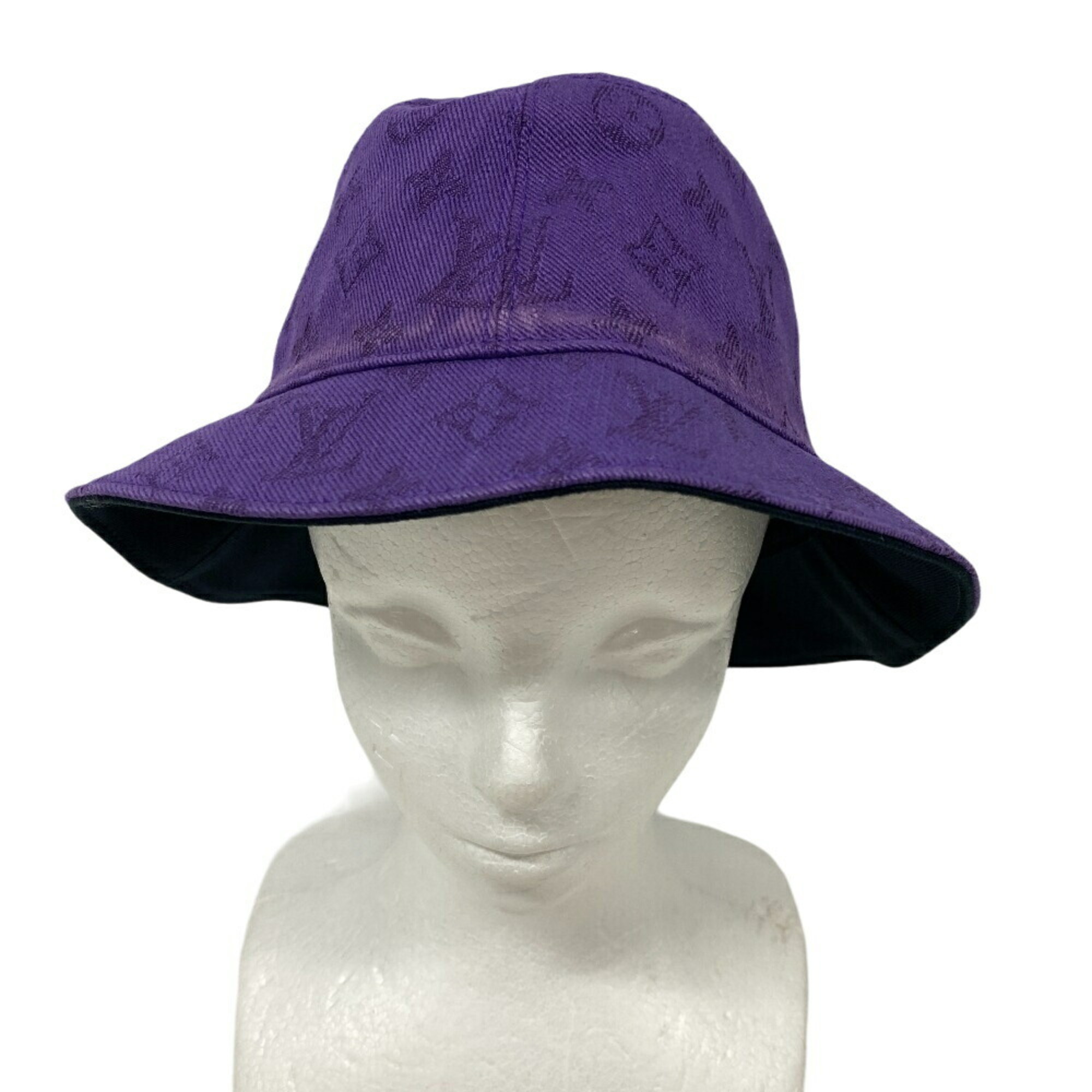 LOUIS VUITTON M77851 Chapeau Monogram Essential Hat Purple Unisex