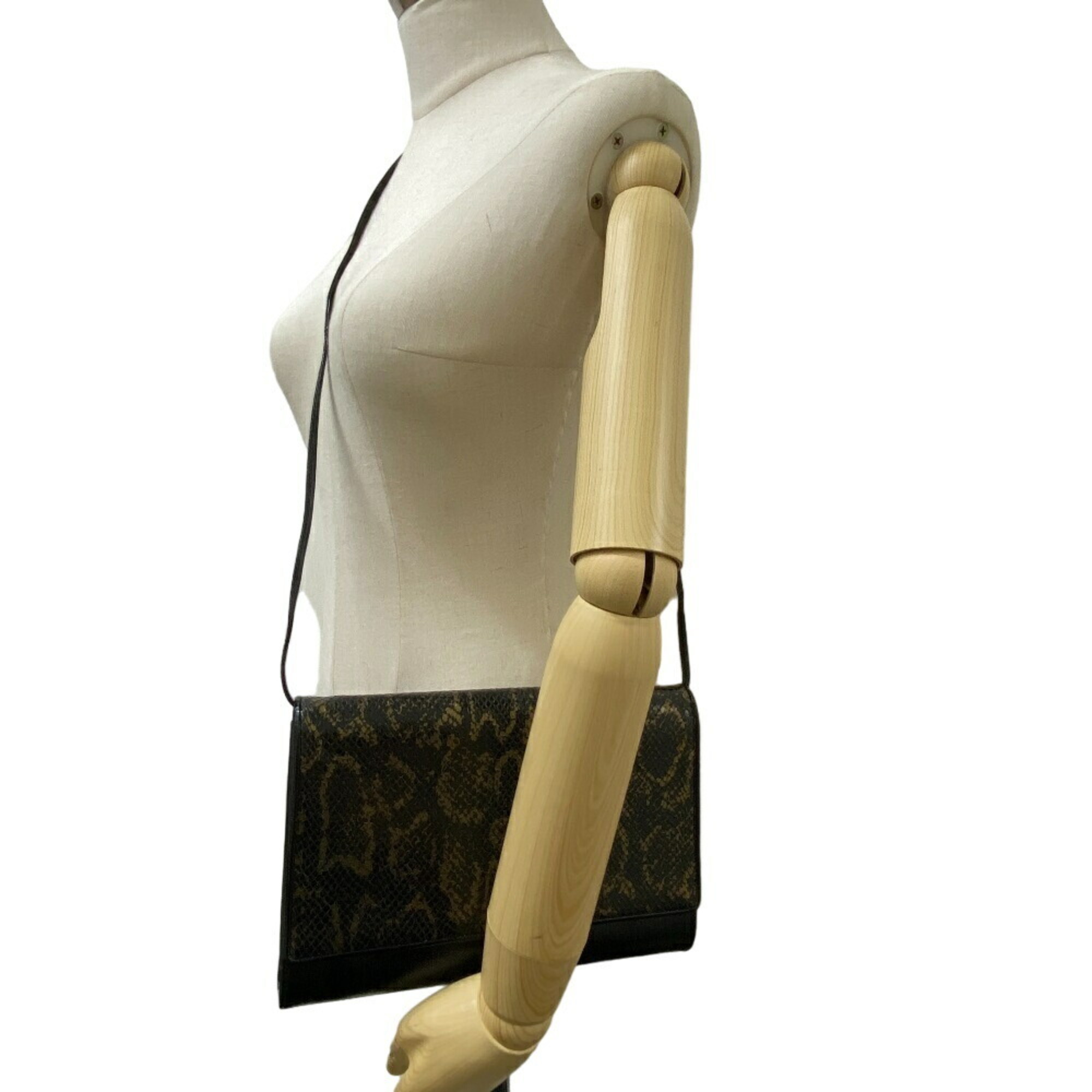 FENDI Shoulder Bag Black Women's