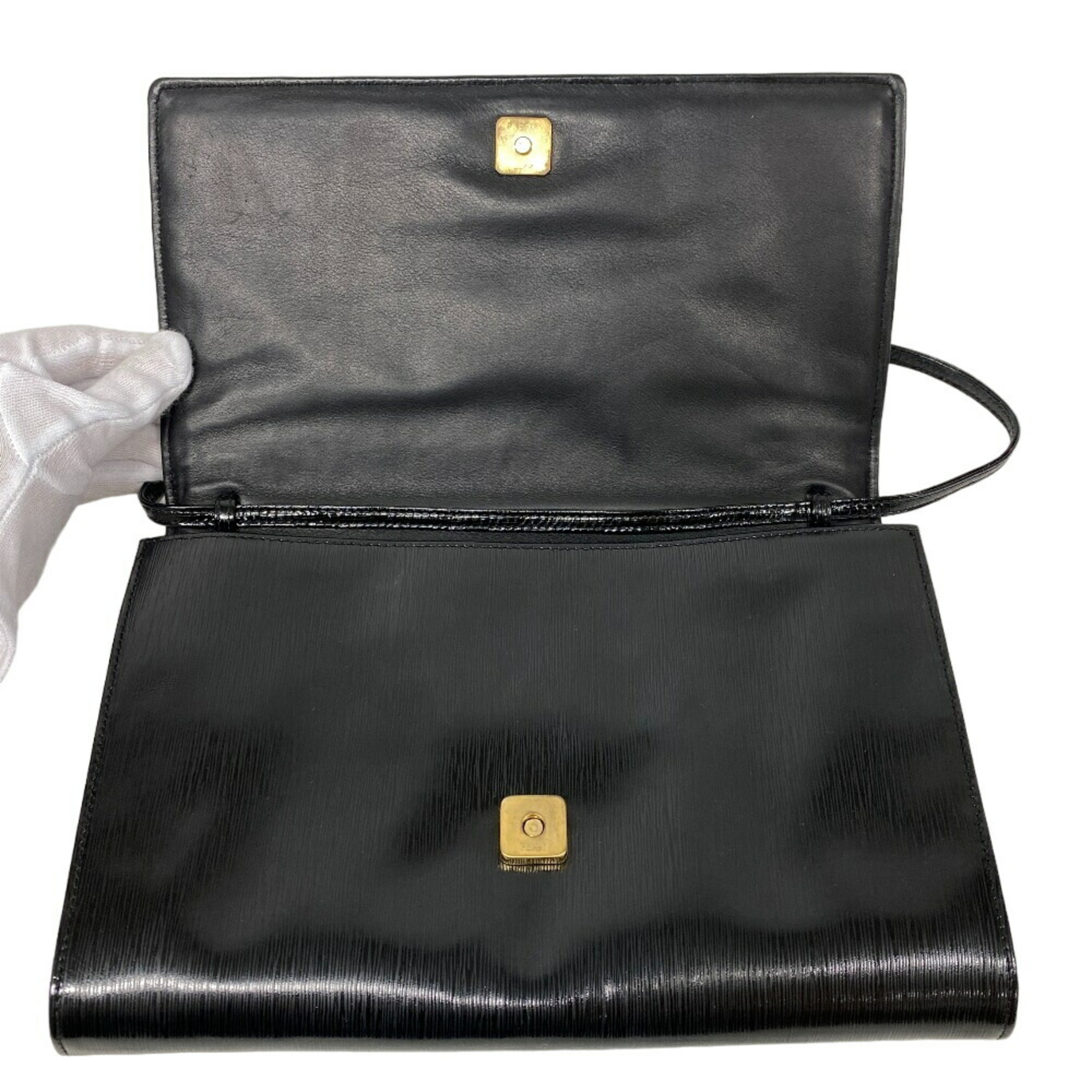 FENDI Shoulder Bag Black Women's