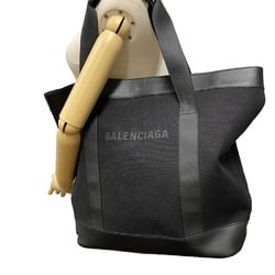 BALENCIAGA 374767 Navy Tote Bag Black Unisex