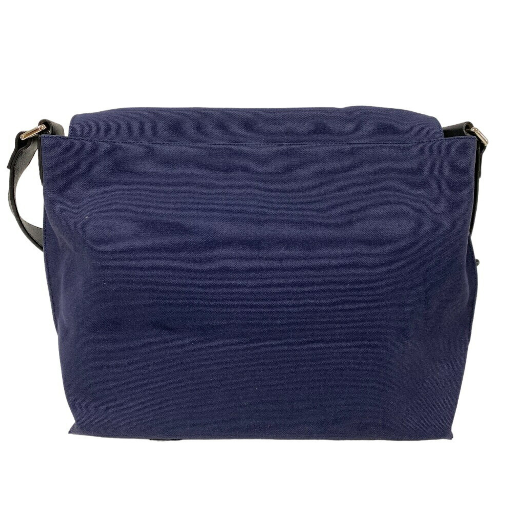 LOEWE Military Shoulder Bag Navy Unisex