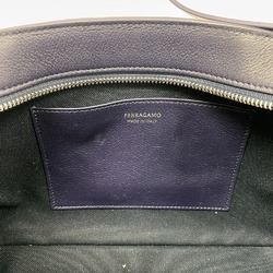 Salvatore Ferragamo Second Bag Clutch Navy Women's