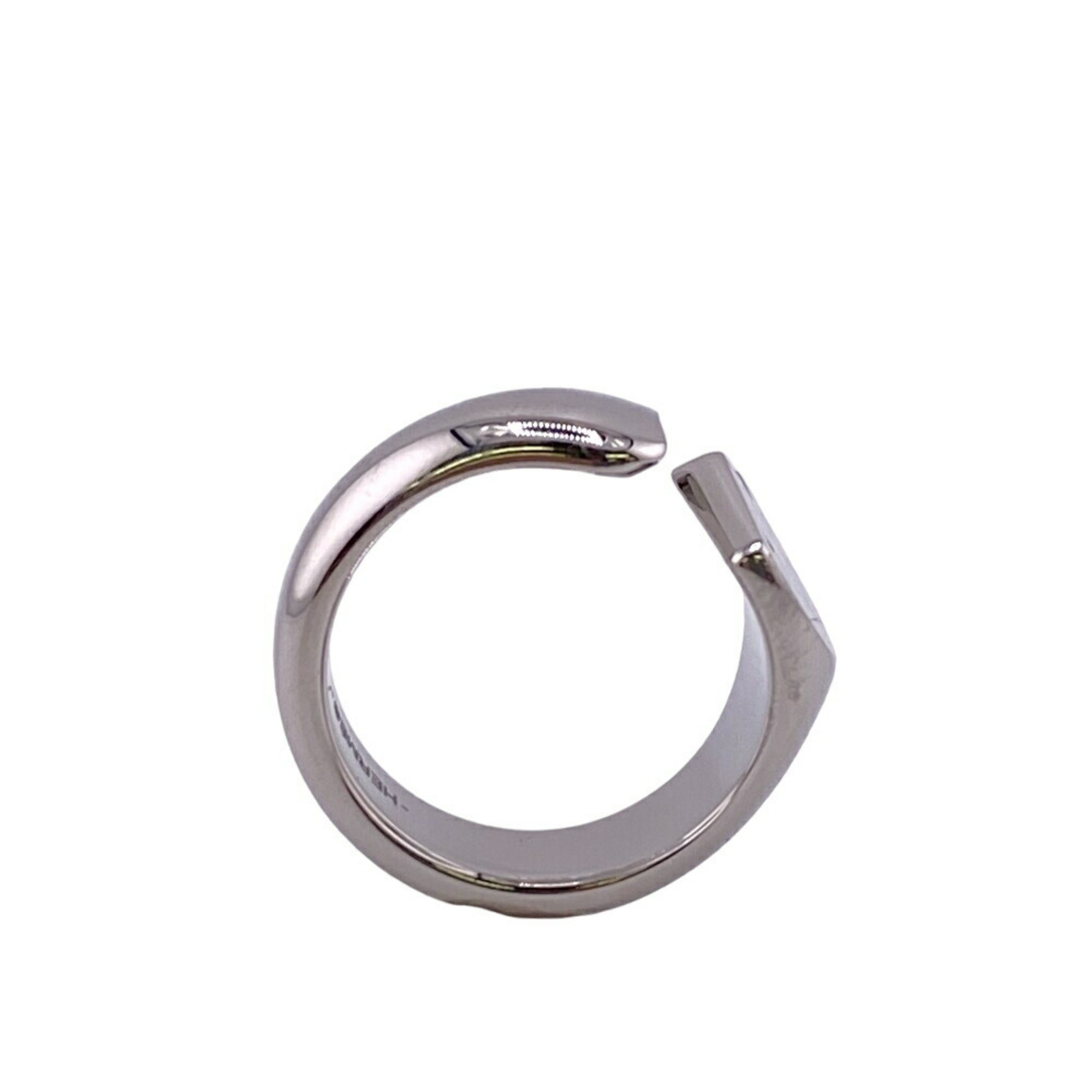 HERMES Hermes Carrousel Ring, Silver, Unisex