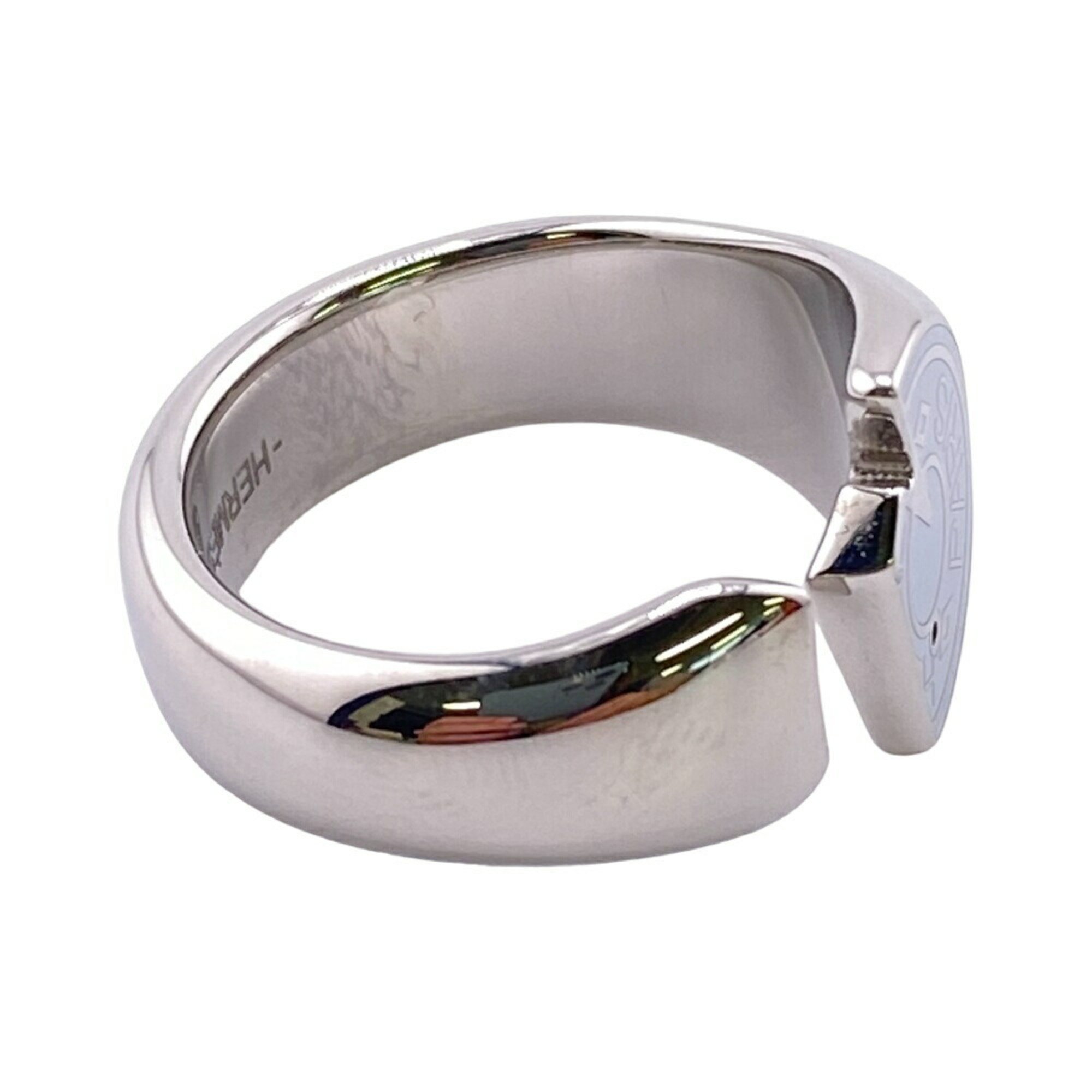 HERMES Hermes Carrousel Ring, Silver, Unisex