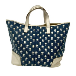 COACH Shoulder Bag Flower Tote Blue Women's