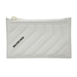 BALENCIAGA Wallet/Coin Case/Business Card Case/Card Case Leather White Men's Women's 663714 n0174