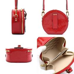 Louis Vuitton LOUIS VUITTON Shoulder Bag Monogram Vernis Boite Chapeau Rouge Women's M90498 99944f