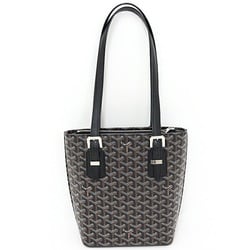 GOYARD Marie Galante PM Tote Bag Shoulder Goyardine Canvas Black