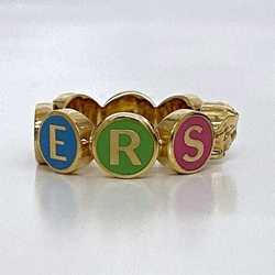 Versace Ring Gold Multicolor Medusa Size 16 GP VERSACE Men's Women's