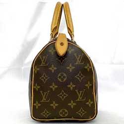 Louis Vuitton Handbag Speedy 25 Brown Monogram M41109 Boston Bag Canvas Tanned Leather SP1003 LOUIS VUITTON LV