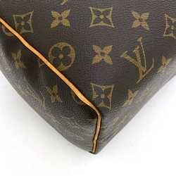 Louis Vuitton Handbag Speedy 25 Brown Monogram M41109 Boston Bag Canvas Tanned Leather SP1003 LOUIS VUITTON LV