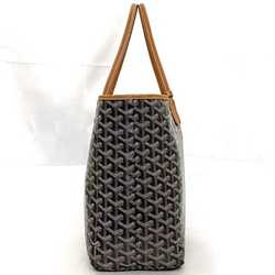 Goyard Tote Bag Saint Louis GM Brown f-20987 BAL 020101 Coated Canvas Chevroche Calfskin Linen Cotton GOYARD Black Unisex