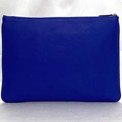 Balenciaga clutch bag blue 579550 grained leather BALENCIAGA handbag second pouch unisex accessory accent