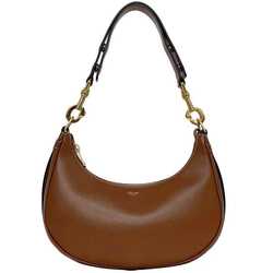 CELINE Bag Brown 196923 Leather Handbag Women's Compact