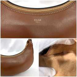 CELINE Bag Brown 196923 Leather Handbag Women's Compact