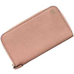 Gucci Round Long Wallet Pink Interlocking 449347 Leather GUCCI GG Women's Card