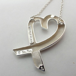 TIFFANY 925 Loving Heart Long Pendant Necklace