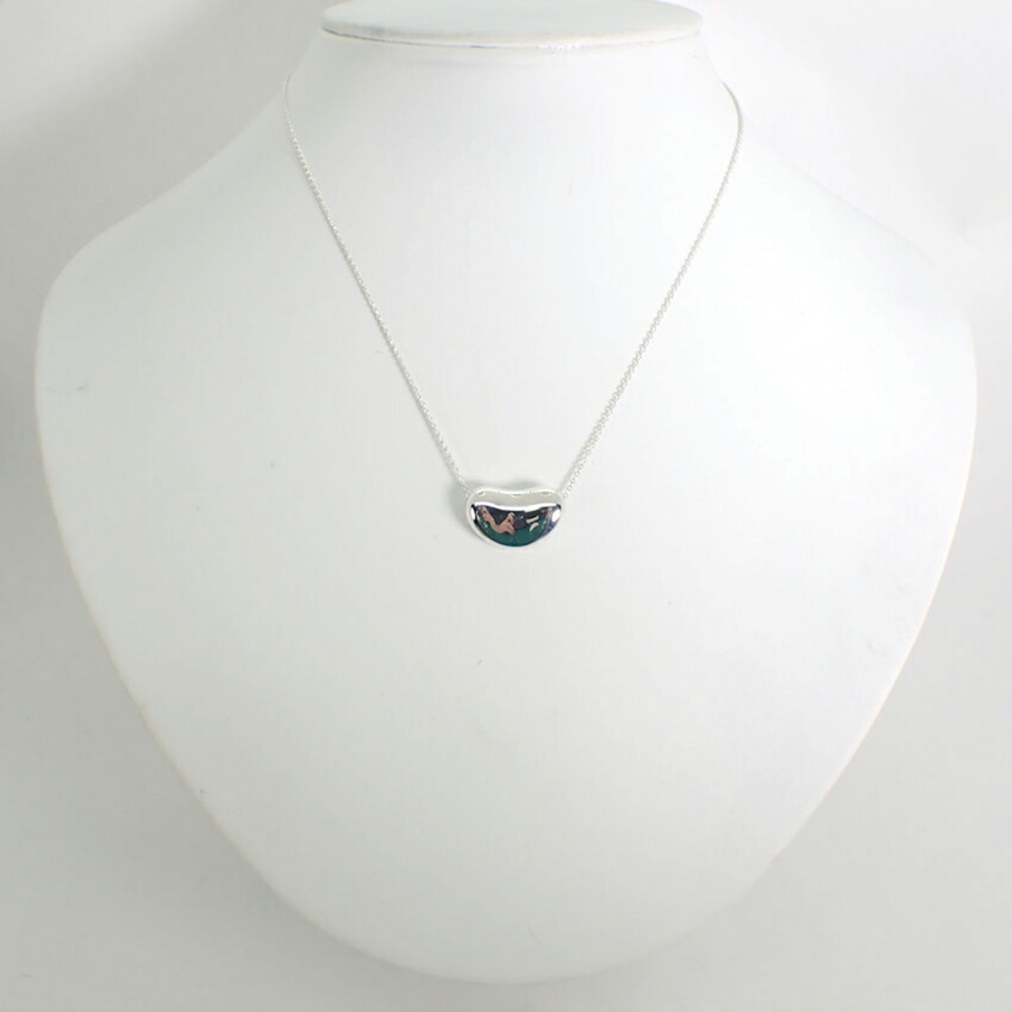 TIFFANY Tiffany 925 Bean Pendant Necklace