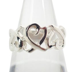 TIFFANY 925 Triple Loving Heart Ring Size 9